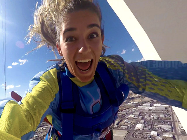 Priscila Almeida jumped from the Stratosphere Hotel in Las Vegas