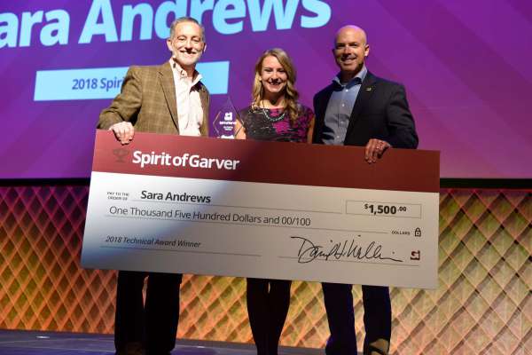 Garver honors three with Spirit of Garver Award