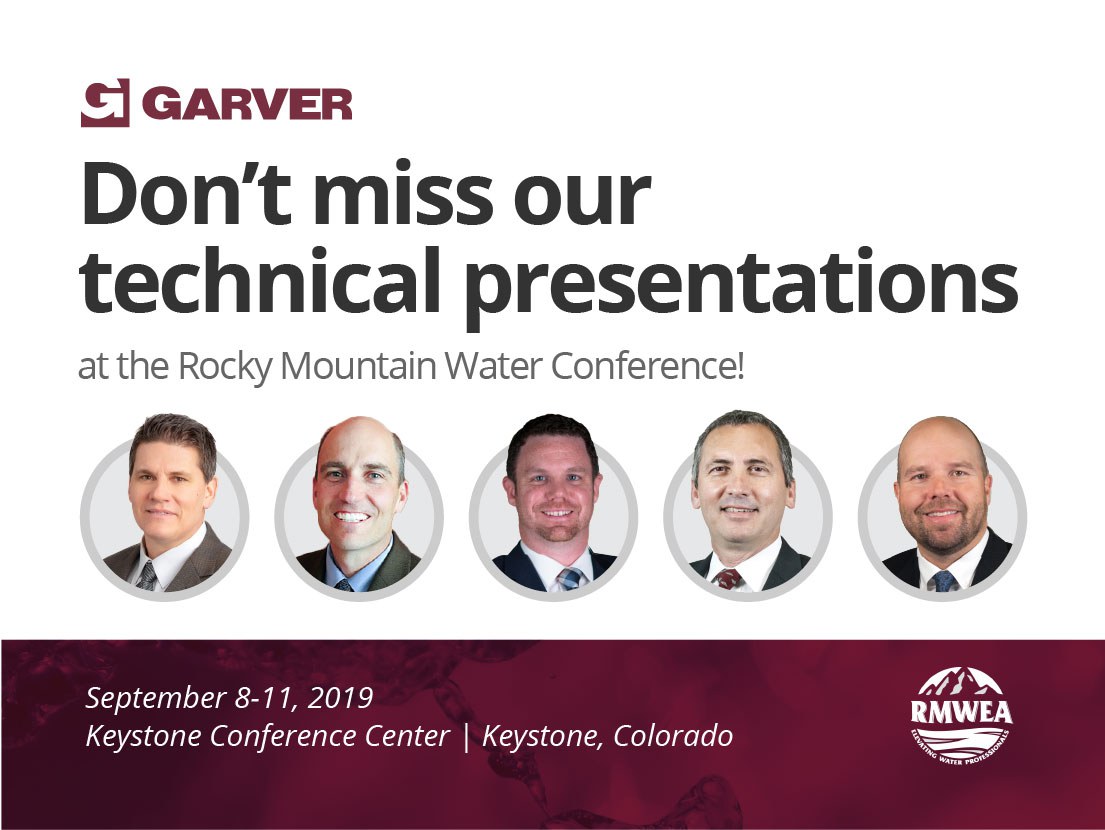Garver to present at Rocky Mountain Water Conference Garver