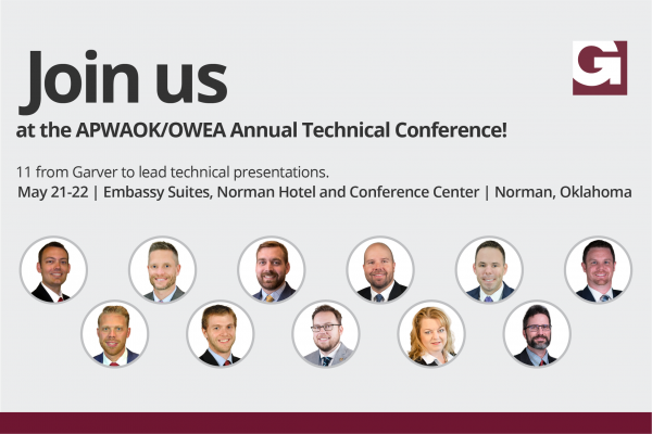 Garver to present at APWAOK/OWEA Annual Technical Conference