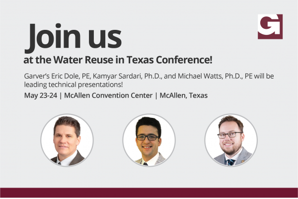 Garver to present at Water Reuse in Texas Conference