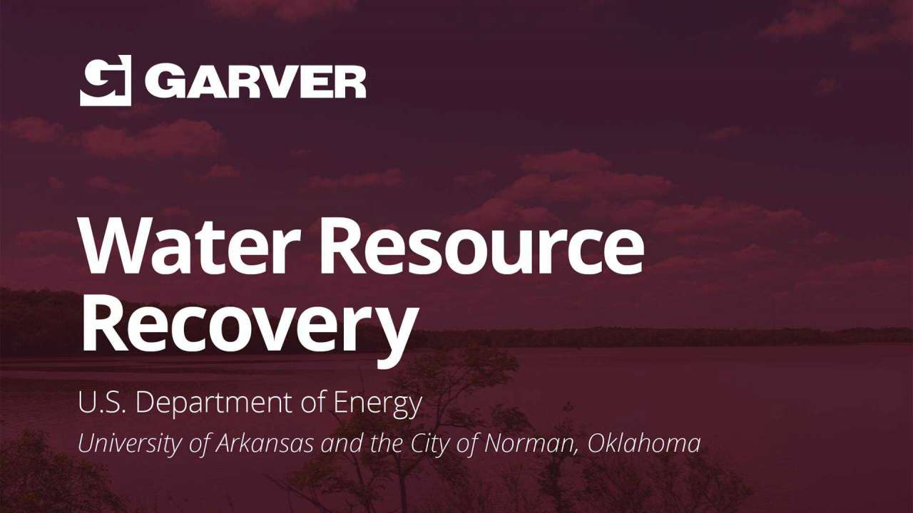 U.S. DOE selects research project for Water Resource Recovery Prize