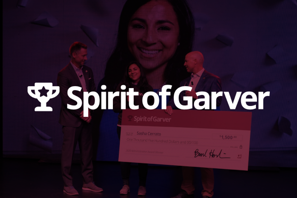 Three honored with Spirit of Garver Award
