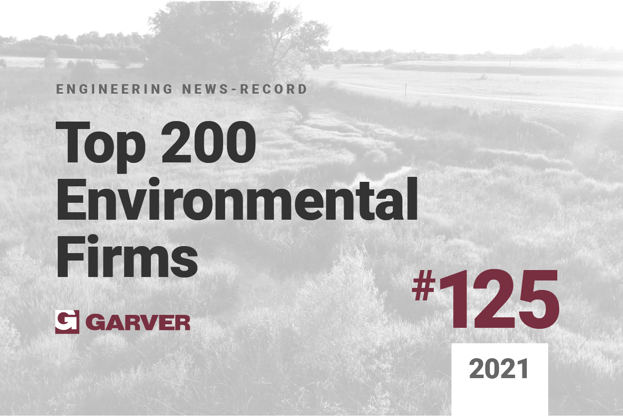 Garver rises to 125 on ENR's annual Top 200 Environmental Firms list