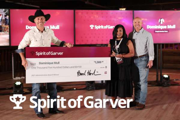 Three honored with Spirit of Garver Awards