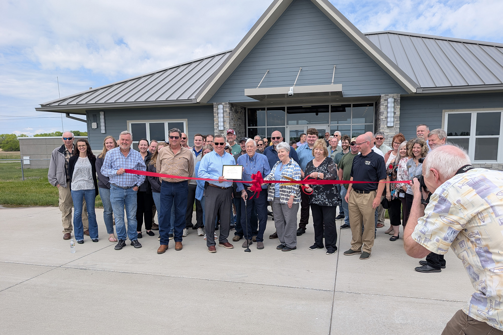 Ribbon cutting