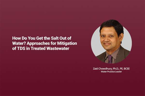 How Do You Get the Salt Out of Water? Approaches for Mitigation of TDS in Treated Wastewater