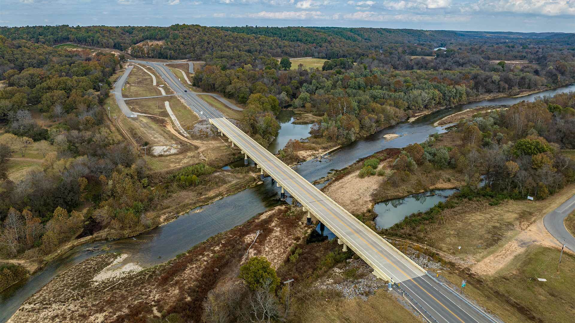 Highway 51 over Baron Fork Creek Replacement for increased safety