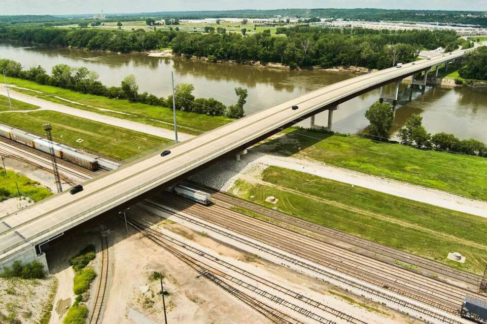 U S 69 Missouri River Bridge 3