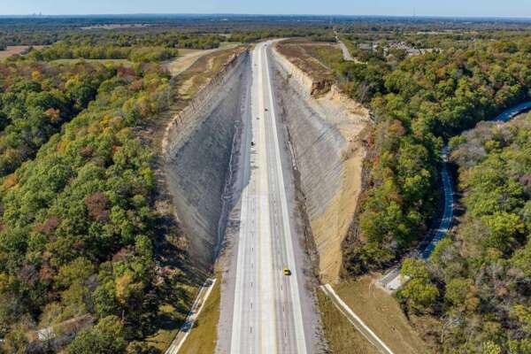 SH 20 over the Verdigris River